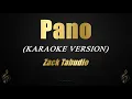 Download Lagu Pano - Zack Tabudlo (Karaoke)