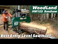 Woodland HM122 Bandsaw mill setup and Milling Review