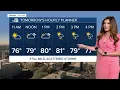 Heavy rain scattered storms linger tonight more storms in Denver Saturday