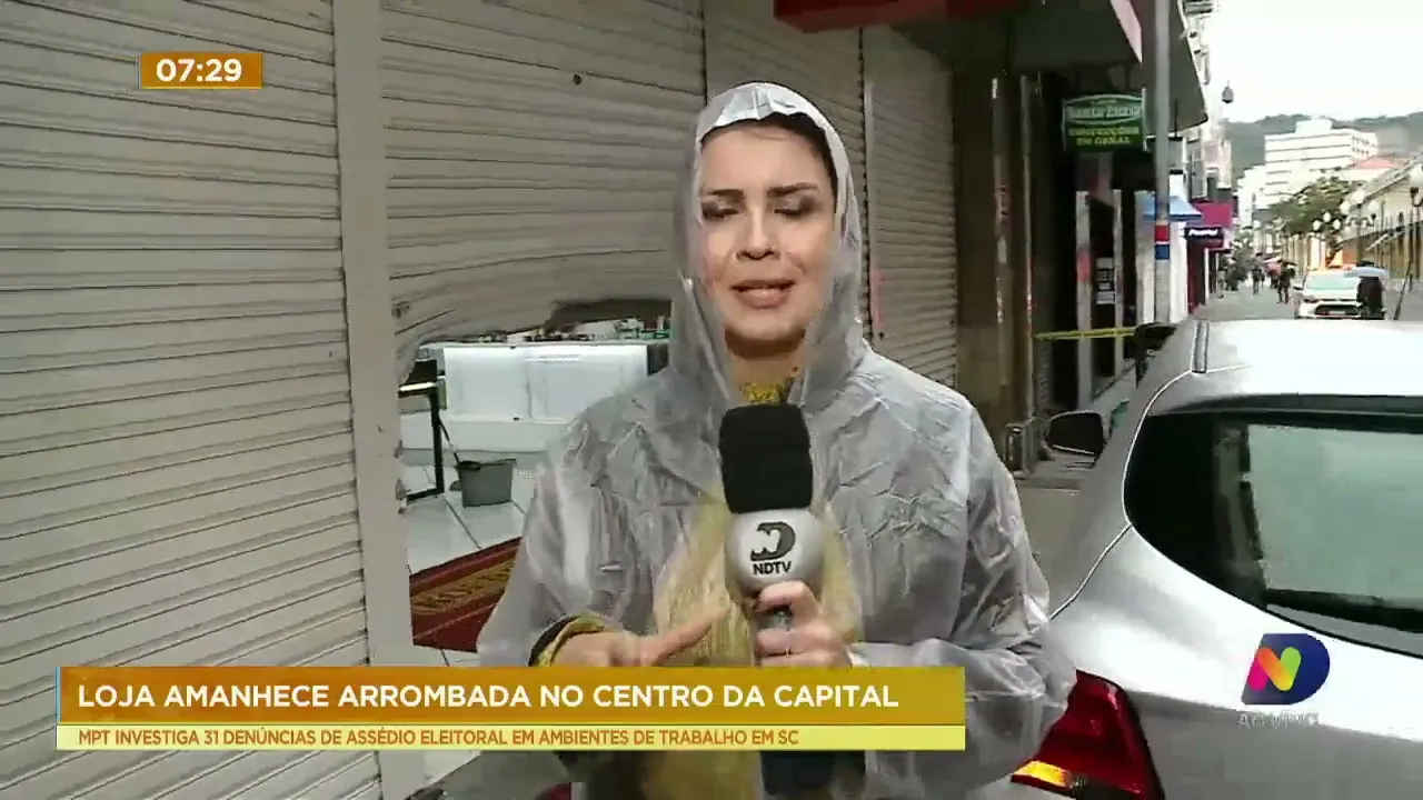Loja de eletrodomésticos foi alvo de assalto durante a noite na Capital