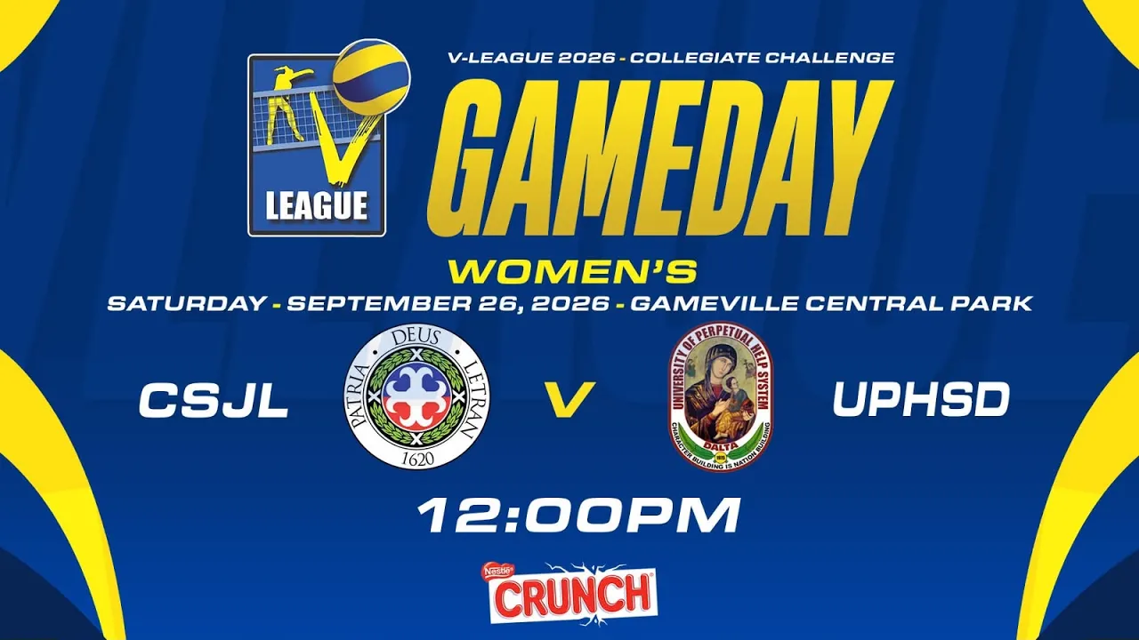 CSJL vs. UPHSD | Preliminaries | 2026 Women's V-League: Metro Manila Division