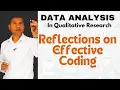 Data Analysis in Qualitative Research Part 3 Essential Reflections for Effective Coding