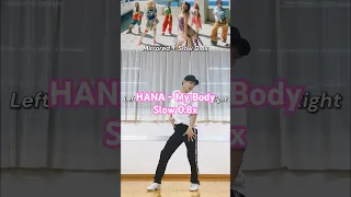 26万 HANA My Body 反転ミラー ゆっくりダンス解説 簡単練習 Dance Tutorial Mirrored 0 8倍スロー 
