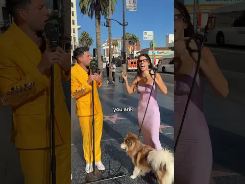 Throwing a Water Balloon At A Model Then Pretending to Sing in Public Part 2😭🔥 @inestrocchia6095