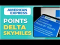 How to Transfer Amex Points to Delta SkyMiles