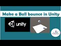 How to make a ball bounce in Unity Unity Physics Material Unity 3d Basics The PrimeGuide