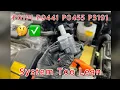 Toyota Camry Evap System Incorrect Purge Flow - Codes Related P0171 P0441 P0455 P3191