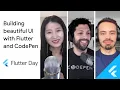 Building beautiful UIs with Flutter and CodePen