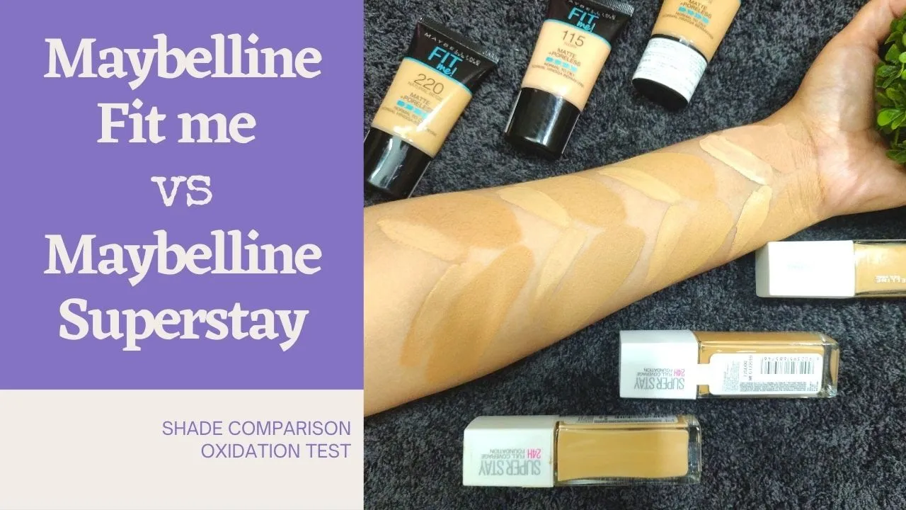 How To Choose Maybelline Fit Me Foundation Shade | Pick Your Perfect Shade of Foundation. 