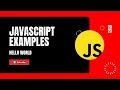 Hello World In JavaScript Javascript Hello World Program JavaScript For Beginners to Advance