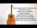 Miranda Lambert - Dammit Randy (Acoustic Karaoke)