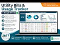 Utility Bills Usage Tracker in Google Sheets