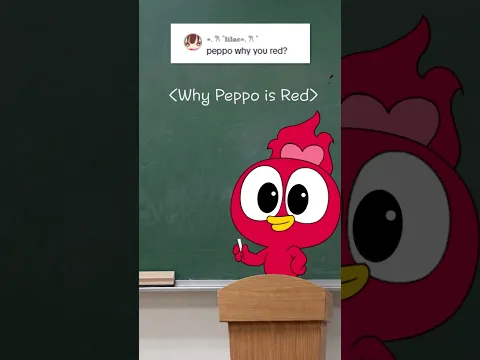Why peppo is red... 🔥 #peppo #shorts