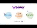 Waiver Meaning Legal Context Example Legal Terms Simplified LawMint