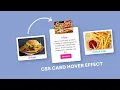 How to create Awesome CSS Animated Card Hover Effect using only HTML CSS