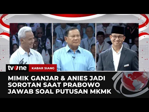 Penampilan Capres Saat Debat Perdana