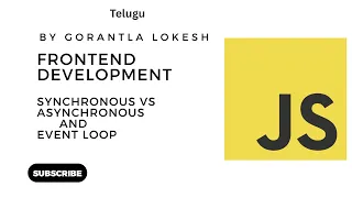 JavaScript Tutorial for Beginners Synchronous vs Asynchronous and Event Loop