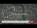 One arrested on the weekend shooting in Manatee County