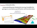 Automated Bayesian Evidential Learning for geological uncertainty quantification with borehole data