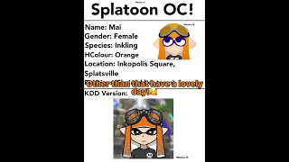 My First Splatoon OC KetrinDarkDragon