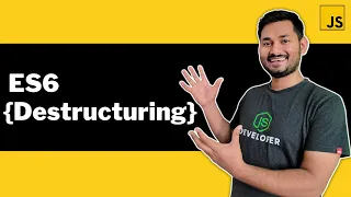 Destructuring in JavaScript The Complete JavaScript Course Ep 49