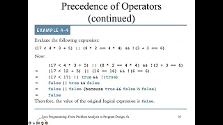 Java Relational and Boolean Operators