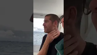 Taken out by a flogging genoa sheet! #sailing #genoa #ouch