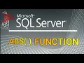 ABS Function in SQL