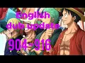 One piece anime English Dub episodes update 904 - 916