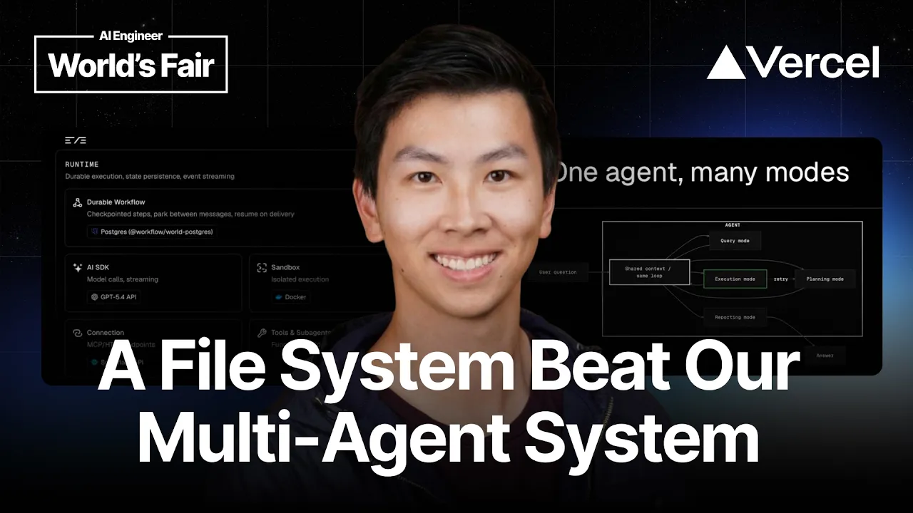 How We Solved Agent Building — Andrew Qu, Vercel: video thumbnail