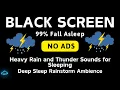 🔴 Zware regen- en onweersgeluiden om te slapen | Diepe slaap-regenstorm-ambiance