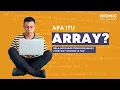 Penjelasan Array Belajar Dasar Pemrograman bersama Niomic Everyday coding is fun with Niomic