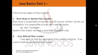 Java Basics Part 1 - Q 06 Class Loaders