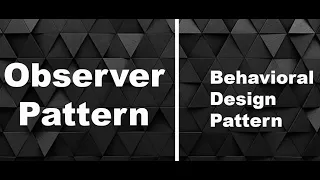 Observer Pattern Behavioral Design Pattern
