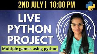Live Python coding project Python live project for practice Live coding data science python