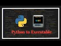 Convert Python file to EXE Convert Tkinter Gui to Executable Auto Py To Exe Tutorial