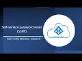 Self Service Password Reset SSPR Configure Self Service Password Reset in Azure Active Directory
