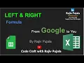9 Master LEFT RIGHT Functions in Excel Google Sheets Simplified by a Googler
