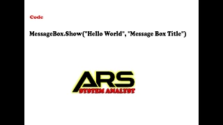 vb net Tutorial 2 How to display a message box in vb net