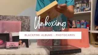 Unboxing BLACK PINK HAUL: La Lisa Gold and Black Album, Bloom, 0327 Photo album, Jennie Solo, Rosè