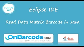 How to scan read Data Matrix 2D barcodes using OnBarcode Java 2D Barcode Reader library