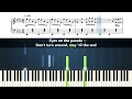 JVKE - Worlds Collide (Arcane League of Legends) - Piano Tutorial with Sheet Music