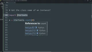 Getting the class name of an instance