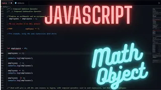 JavaScript Math Object How to perform mathematic operations on numbers in JavaScript