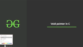 Void Pointer in C GeeksforGeeks