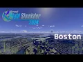 4K MSFS2024 Boston Massachusetts Microsoft Flight Simulator 2024