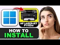 How to Install HP LaserJet Pro P1102w Wireless Printer on Windows 11 10 via WiFi in 2026