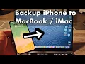 Backup iPhone to MacBook or iMac Full Backup Super Easy