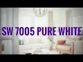 Pure White by Sherwin Williams GREAT Paint Color for Cabinets