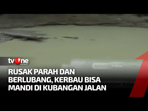 Kondisi Jalan Penghubung Kecamatan di Mamasa Rusak Parah